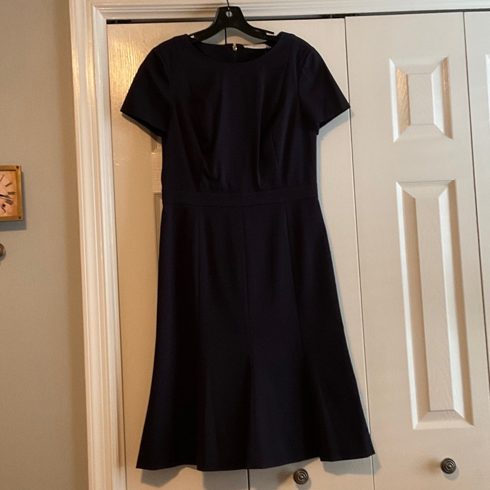 Tory Burch Classic Navy Midi Dress